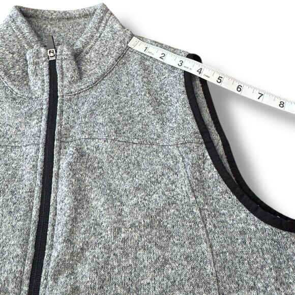 Old Navy Active Zip Up Vest Grey Sleeveless Zipped Pockets Activewear Women’s M - Picture 7 of 11
